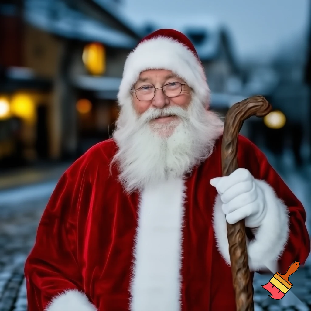 The Russia, Santa Santa Claus, the real Santa Claus walking stick star real Santa Claus