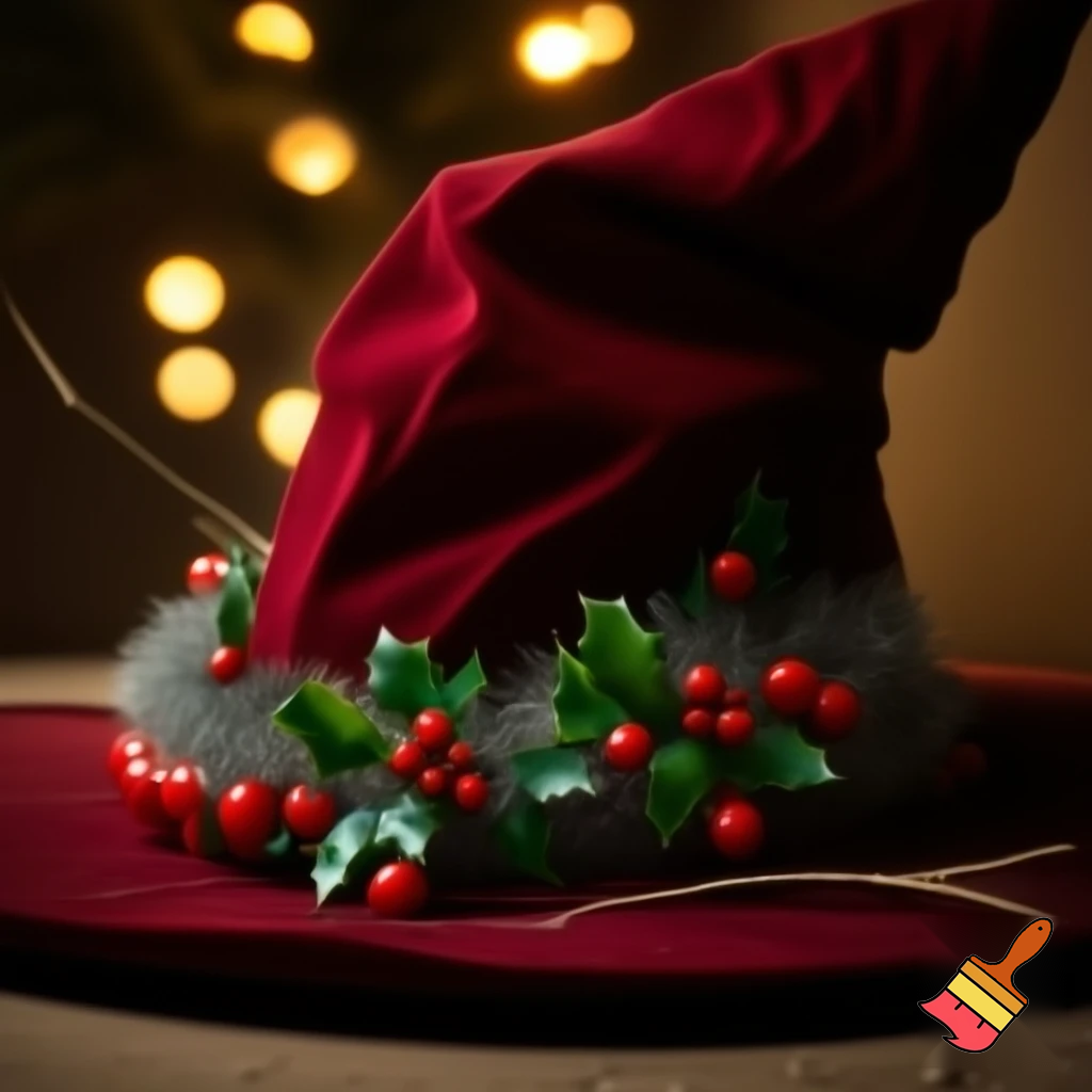 Christmas wizard hat