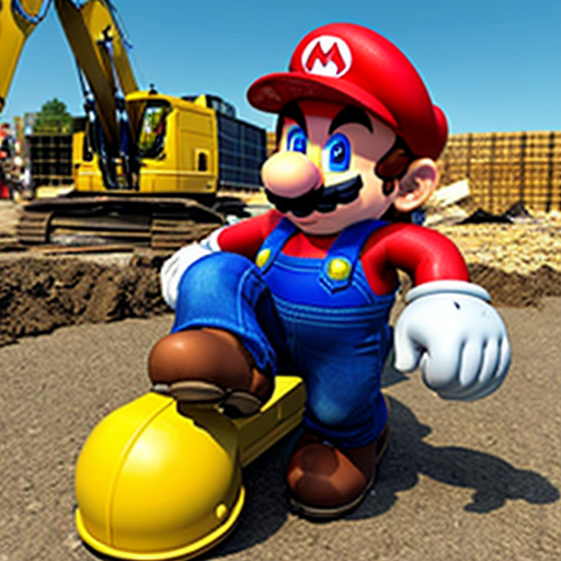 mario and construction