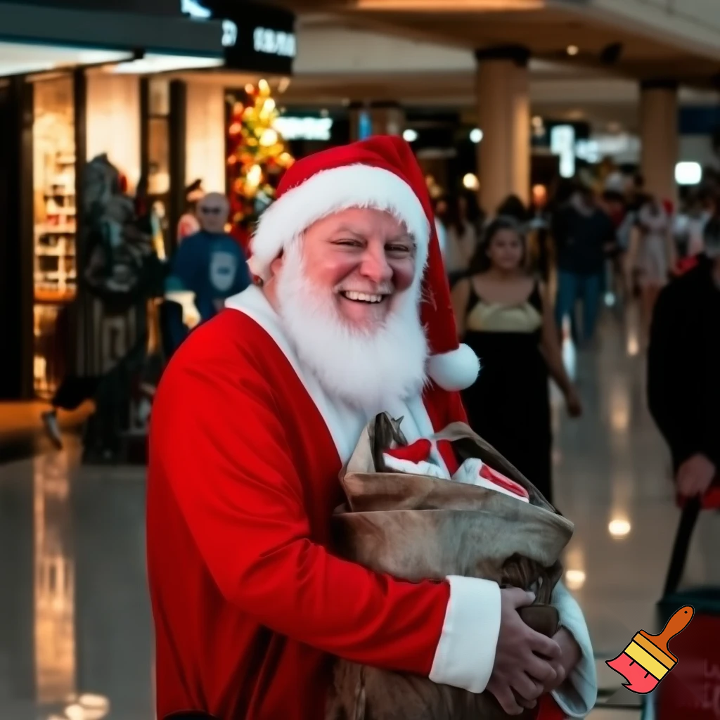 Santa Claus at Cranbourne shopping Centre