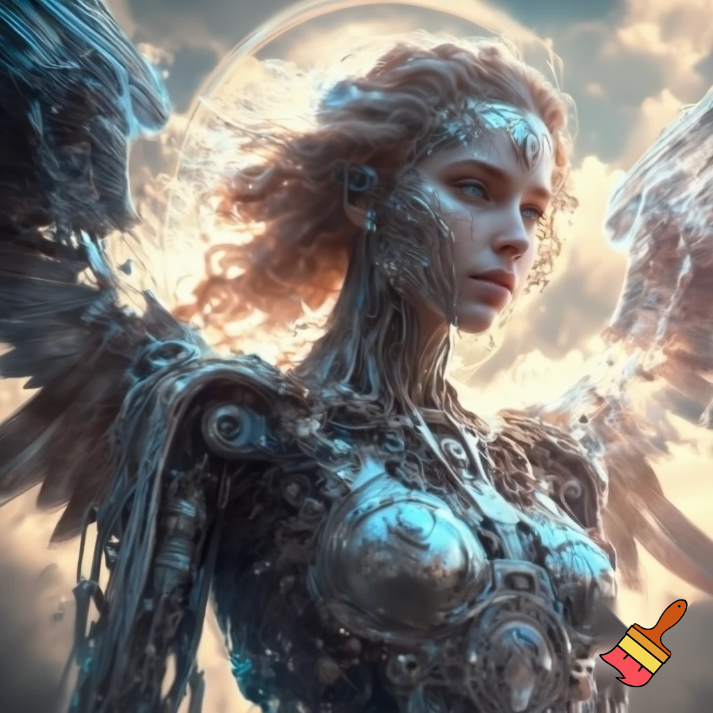 angel withs with mechanical enhancements 