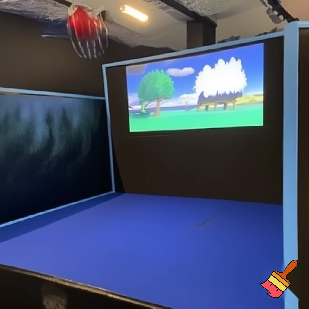 Outside of the simulation 