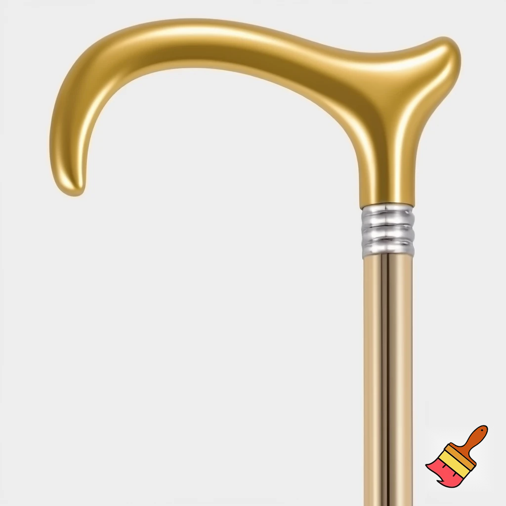 🌟✨ walking stick a gold one