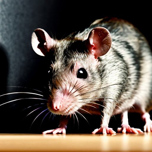 muscular rat , rat criminal  evil stare red eyes rat evil