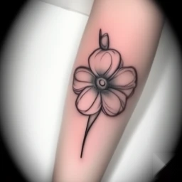 march birth flower tattoo