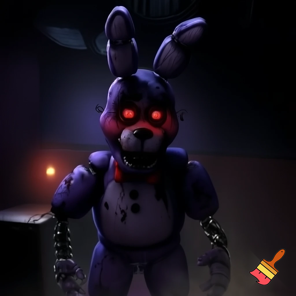 Bonnie the bunny from fnaf 