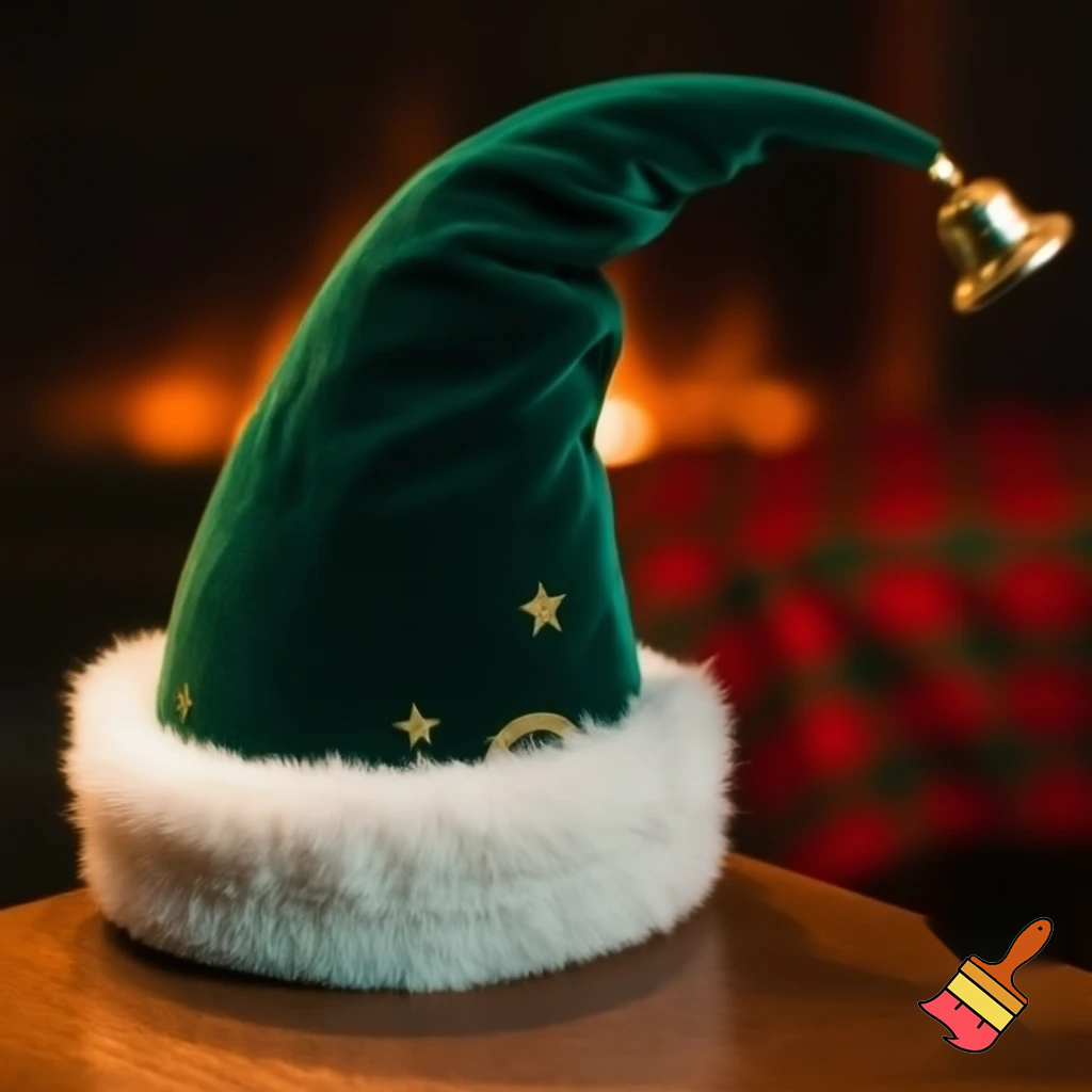 Christmas wizard hat