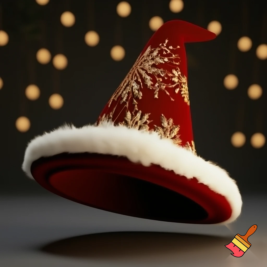 Christmas wizard hat