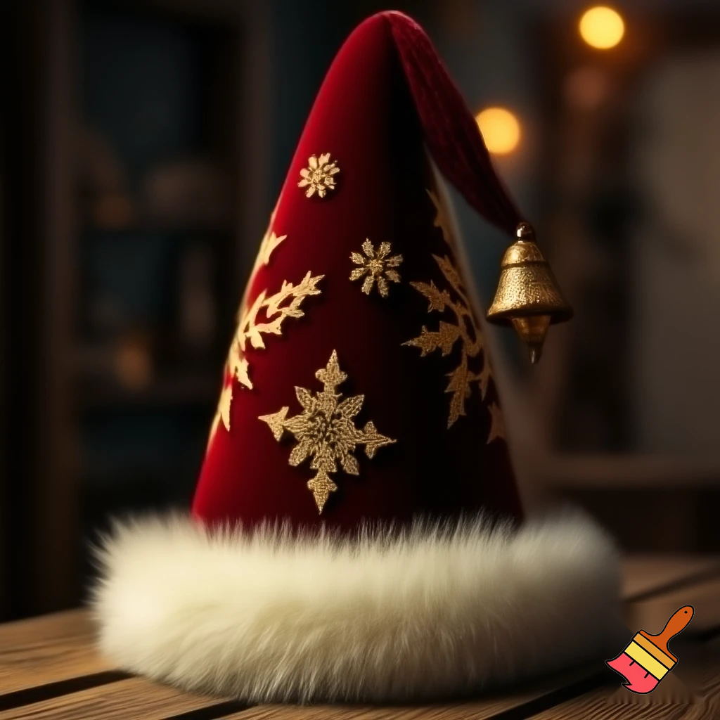 Christmas wizard hat