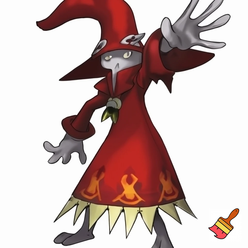 The pokemon "Ledian" dressed as a red mage from Final Fantasy 14