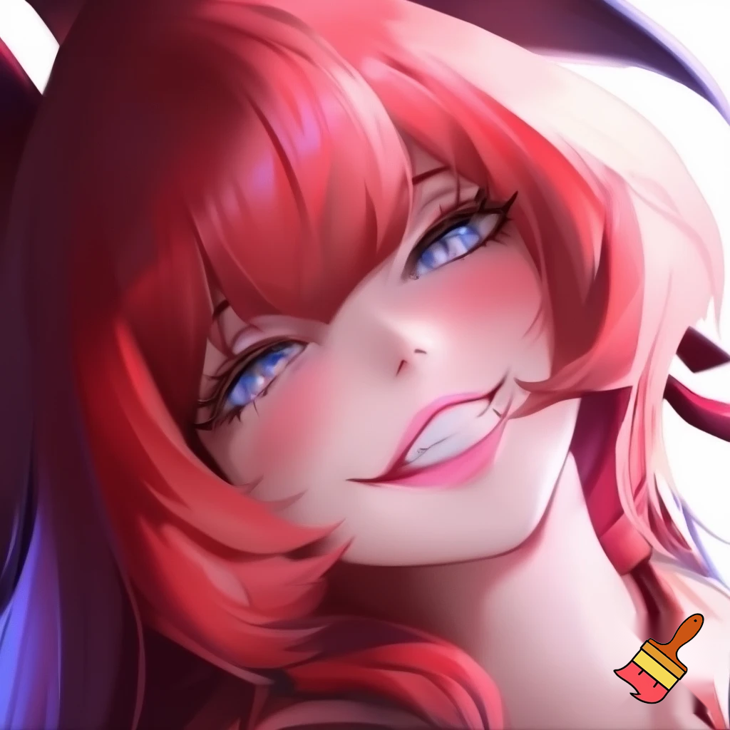 Sexy Anime Girl Twerking With a Seductive Smile on her face
