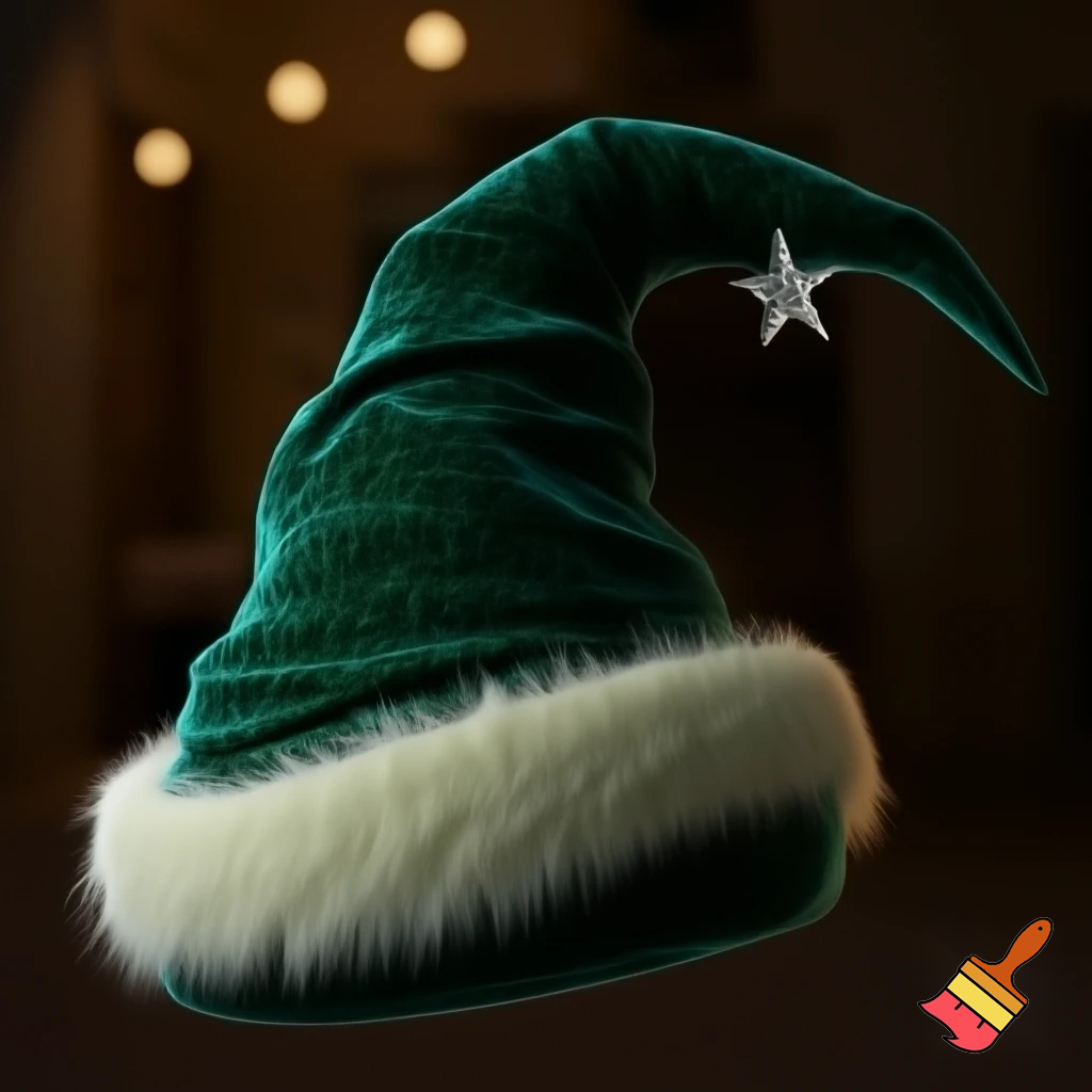 Christmas wizard hat