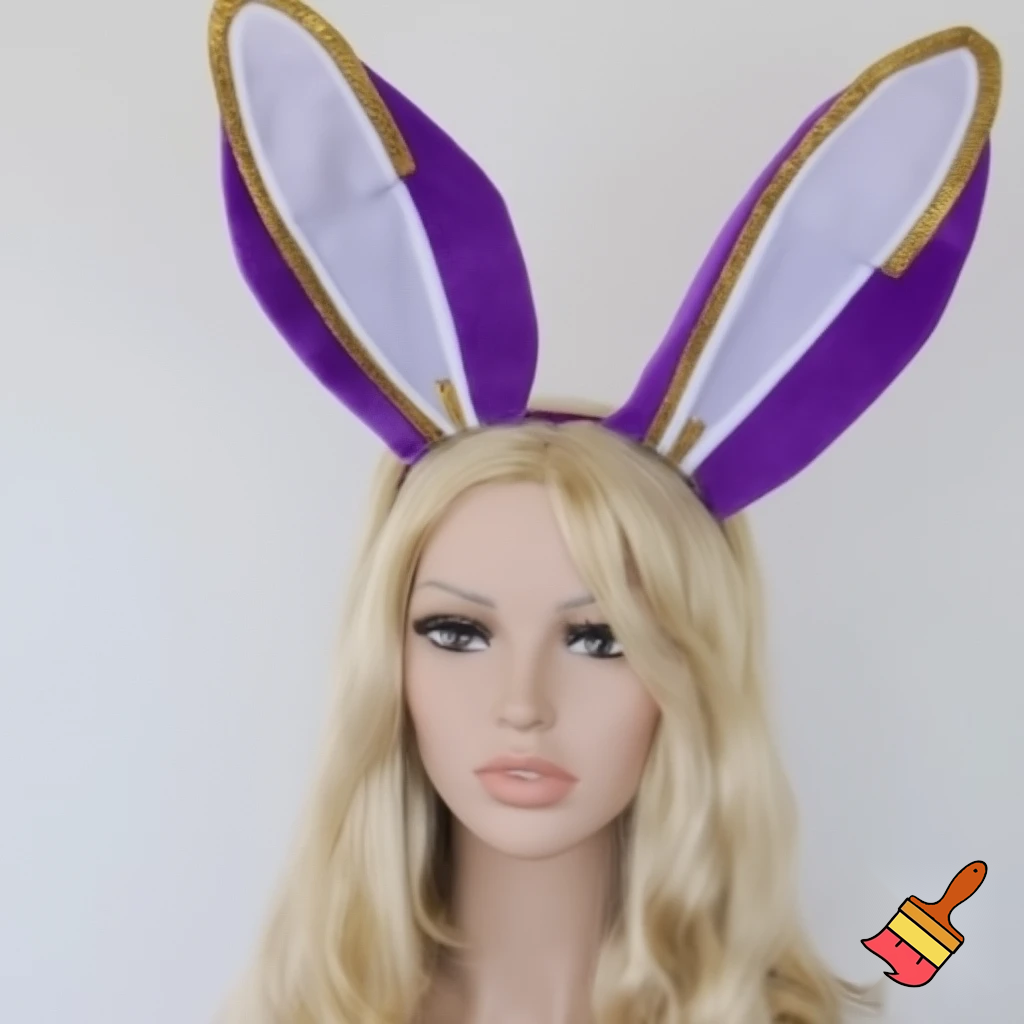 Easter top hat headband Easter bunny headband, purple and white with gold Easter top hat headband and fabric velvet and fabric velvet top head headband top hat headband