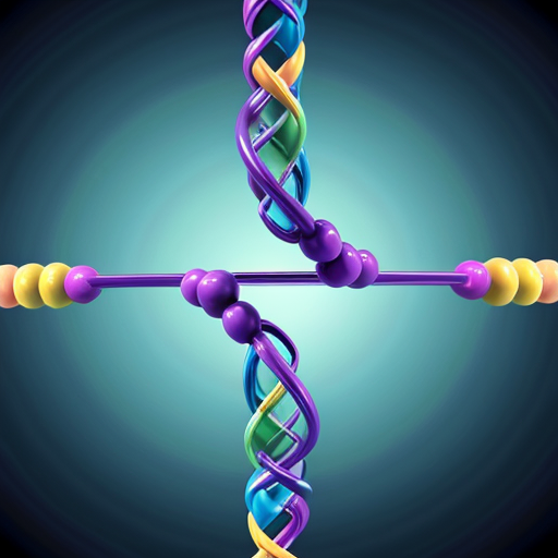 atom with DNA with cell