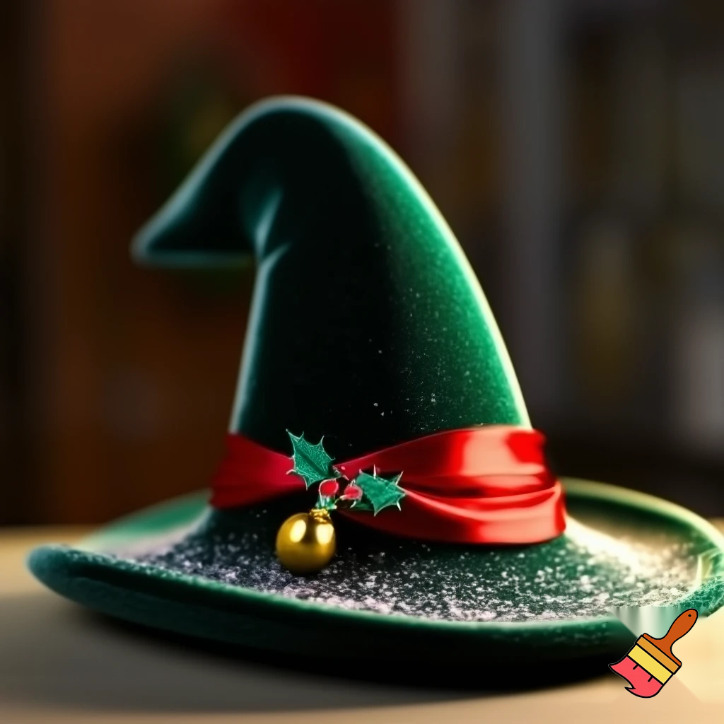 Christmas wizard hat