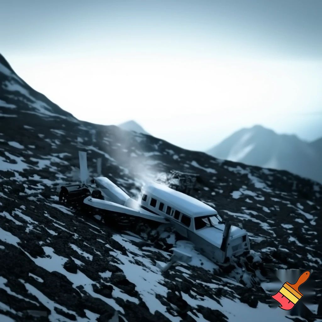 Cessna crash in mountain