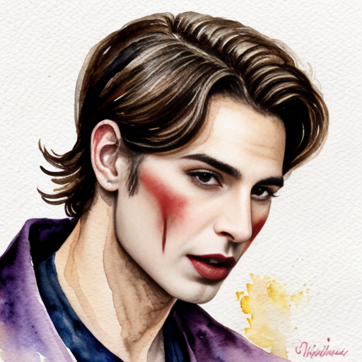 Vampire Prince with Brown Hair 