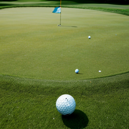 an animal playing golf
