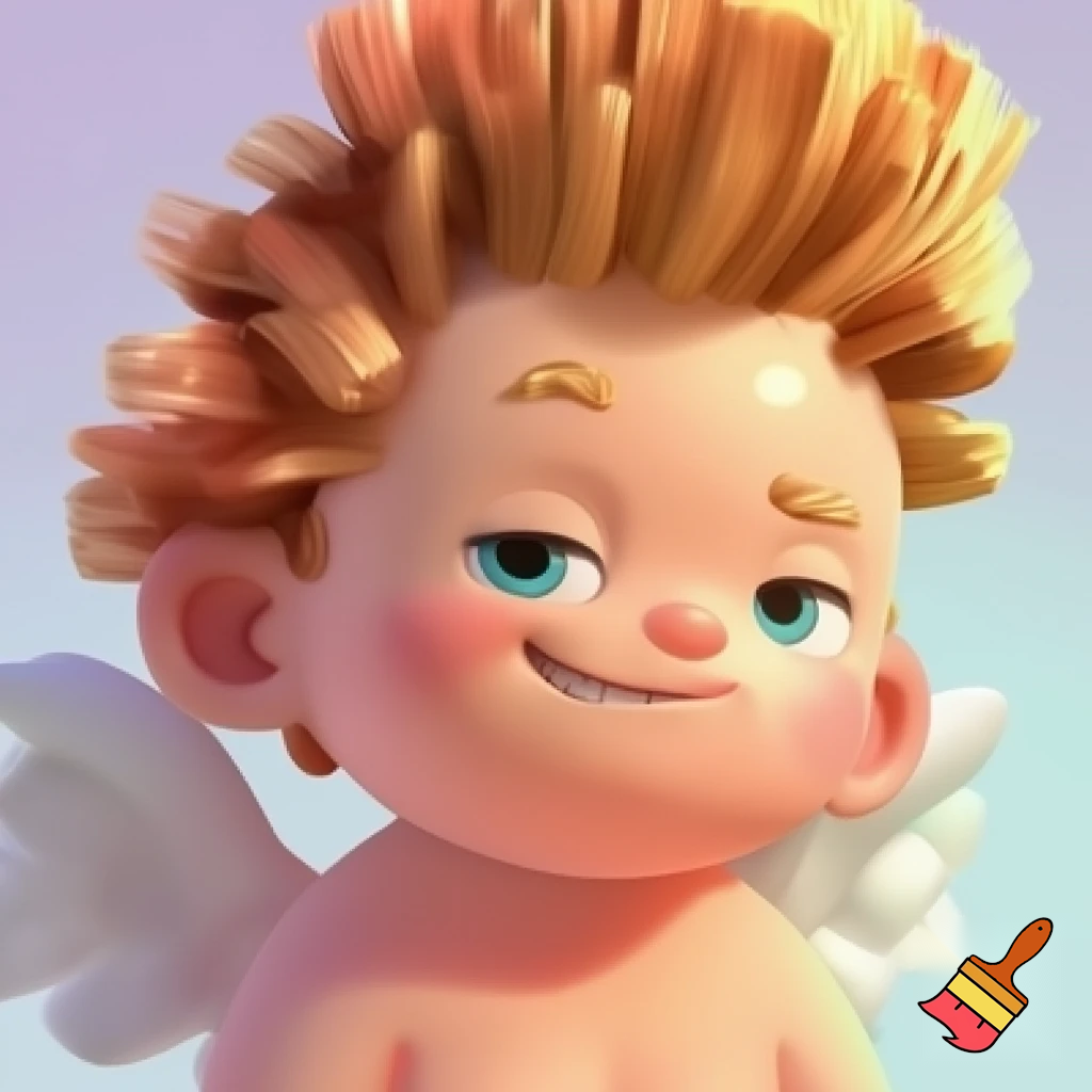 Chubby boy toilet brush haircut