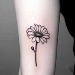 april birth flower tattoo