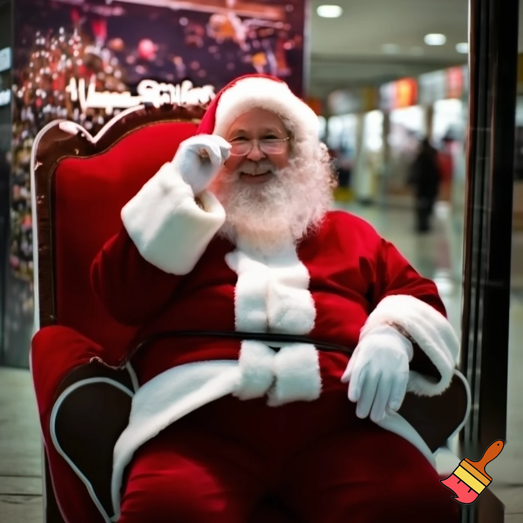 Santa Claus shopping mall Santa Claus chair at the shopping centre photo boot photo Santa Claus photo Santa Claus’s glasses big Santa chair🎄💫🌟 Felton Gate
