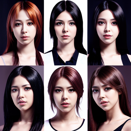 Generate an image of the members of girl group eclipse:SERI (세리),ZORA (조라),LUNA (루나),ARIA (아리아),NOVA (노바)