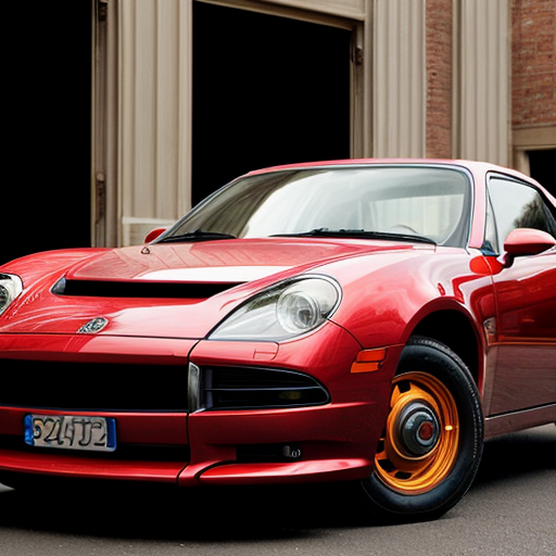 a realisitc picture of a car
