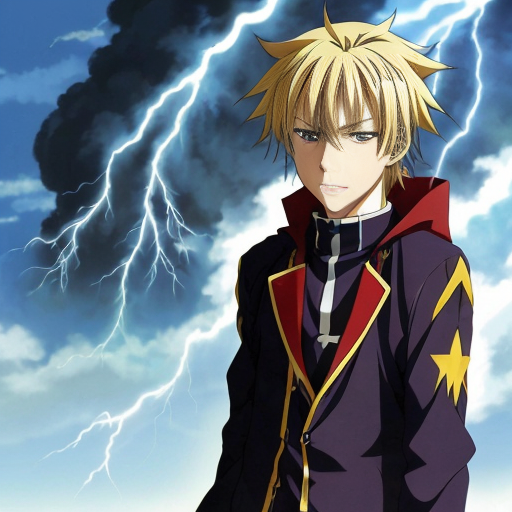 anime charachter REBELLING against WOKE and include ALOT of thunder 
emphasising there stanse on matter 
Put american and israely flags
