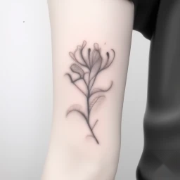 june birth flower tattoo