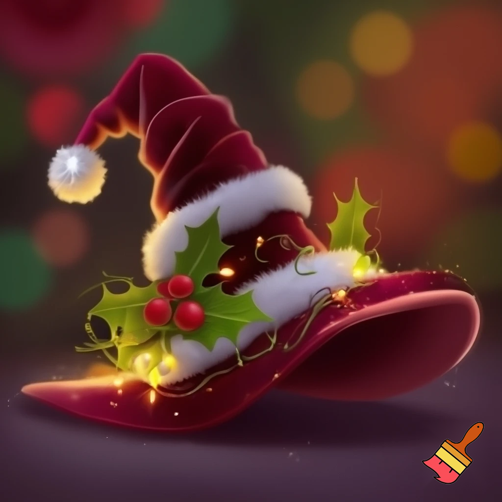 Christmas wizard hat