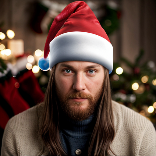 A wizard Christmas hat