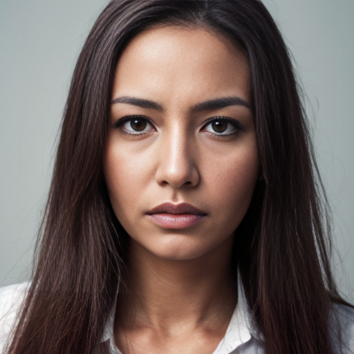 Une femme nue vue de face
