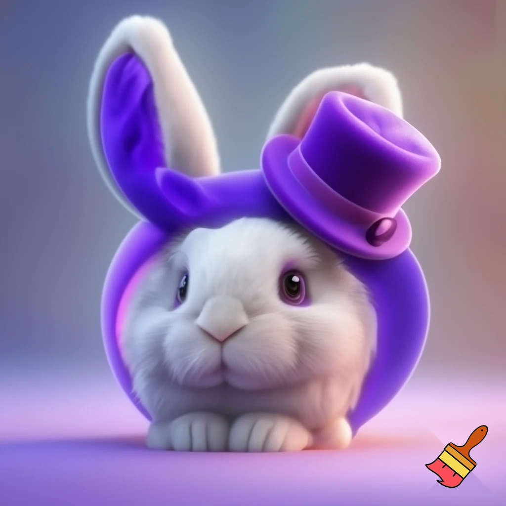 Easter bunny headband velvet Easter bunny, bunny ears, purple and white bunny headband purple and pink top hat velvet