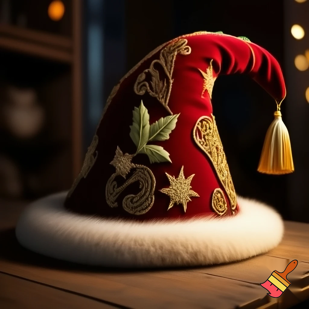 Christmas wizard hat