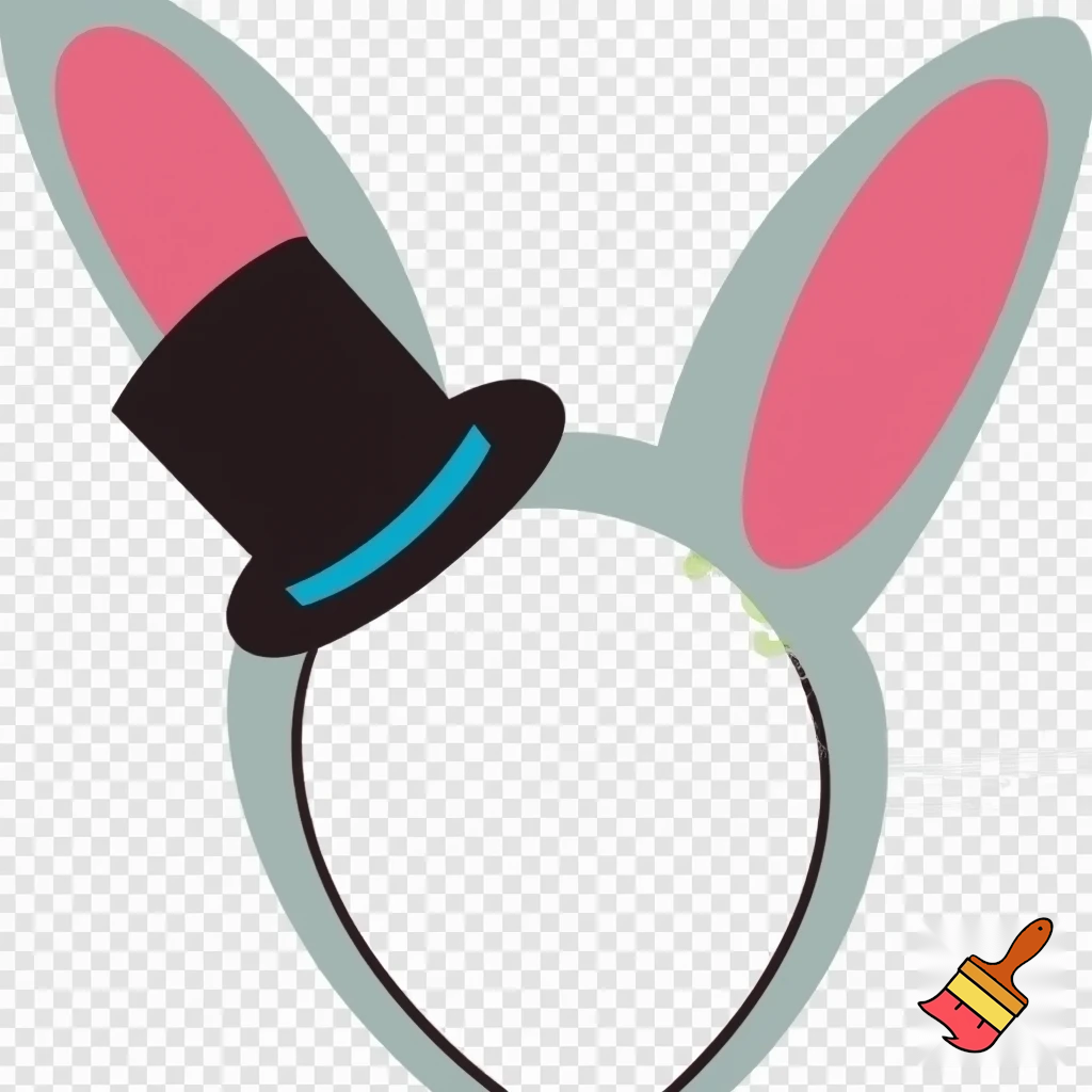 Easter bunny with a top hat Easter advent Easter bunny ears headband
