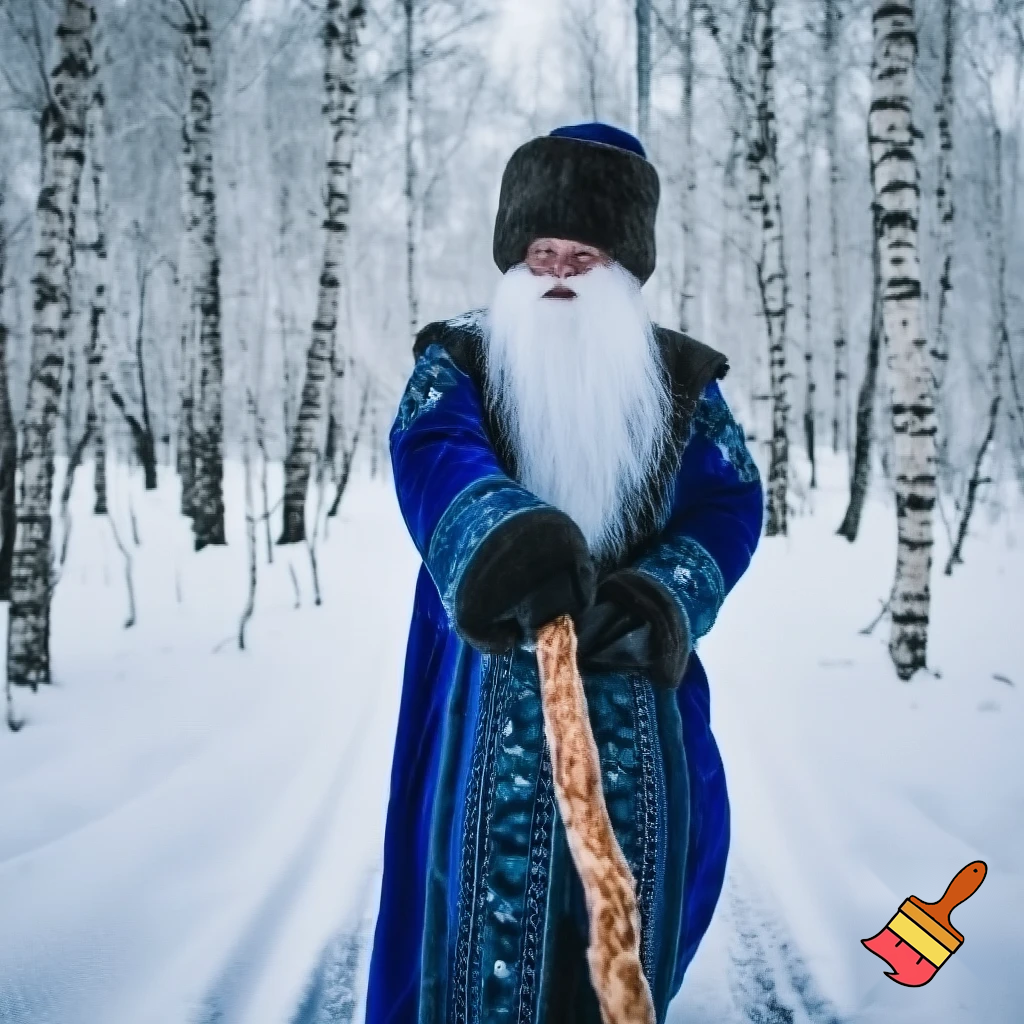 The Russia, Santa Santa Claus, the real Santa Claus walking stick star