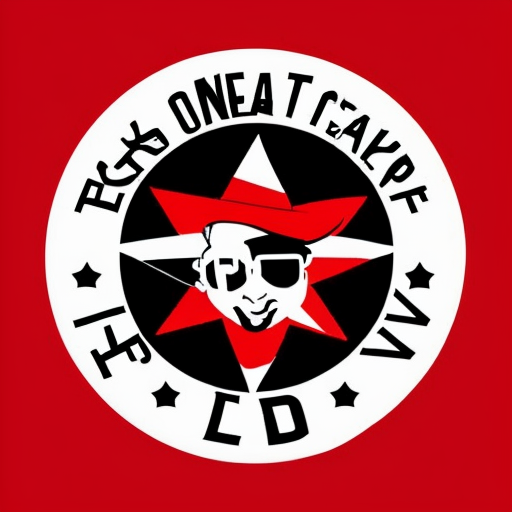 I need a logo for my classes political party. It needs to be a red cartoon star wearing cool sunglasses with the words Sick Lads over the top of it, make them low down on the star and overlapping it. 
