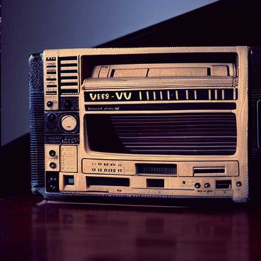 90s VHS recording 1990s effect NTSC