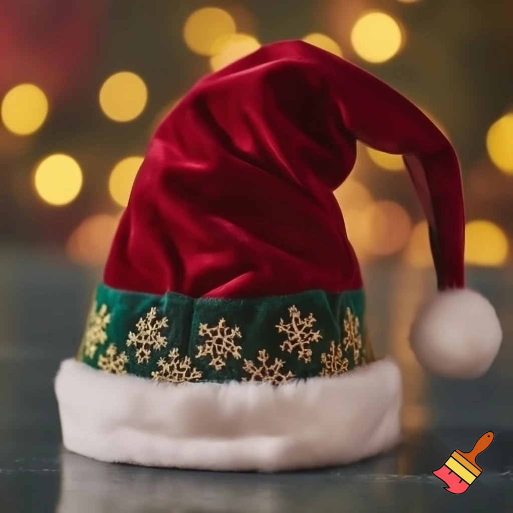 Christmas hat velvet elf on the shelf hat velvet