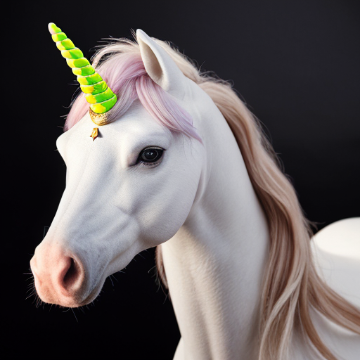 christmas unicorn, photorealistic