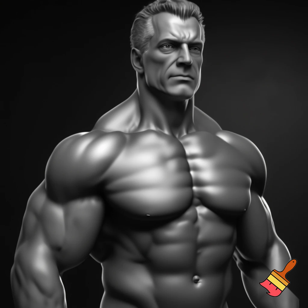 MALE 52 TODAY MUSCLE SHIRTLESS 52 ON CHEST
