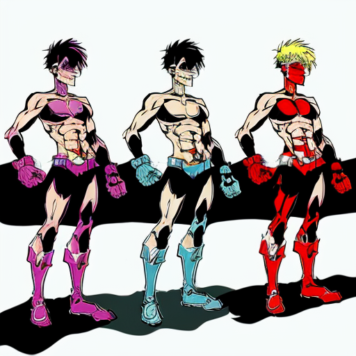 JoJo stand, bad quality, humanoid, there may be different colors, single-color background, manga style, there may be different processes, no hair, no human, no human face