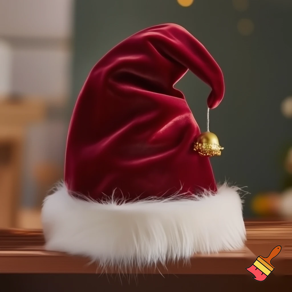 Christmas hat velvet elf on the shelf hat velvet