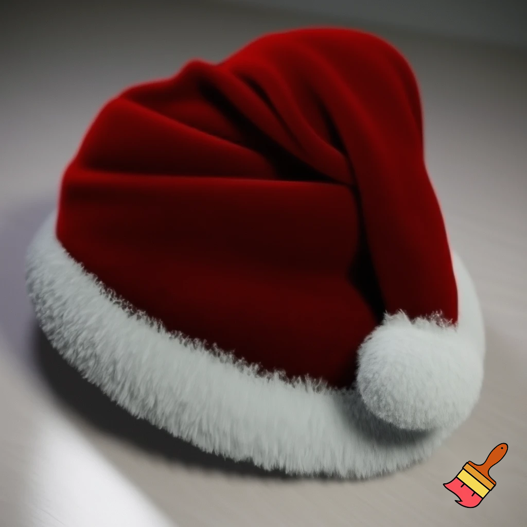 Christmas Santa Claus velvet hat delicate special delicate hat