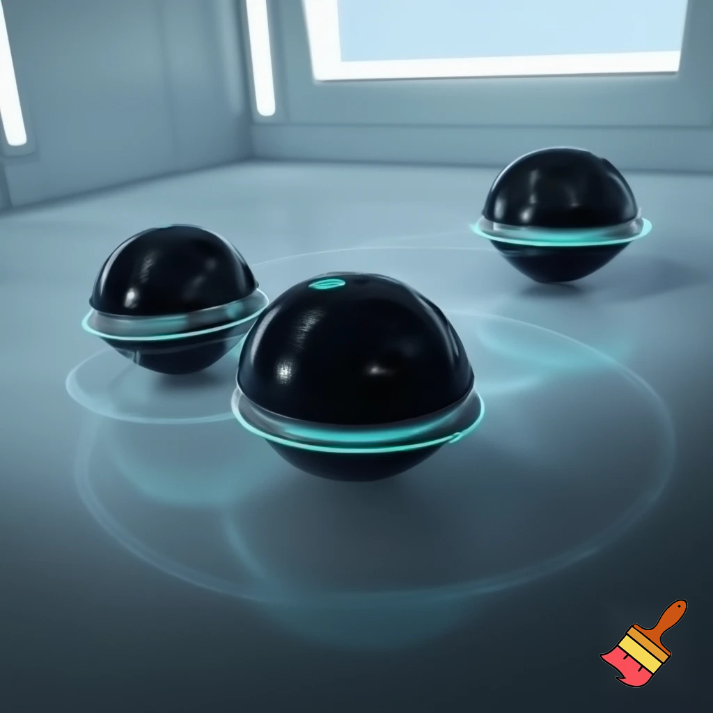 daha  önce hiç üretilmemiş küçük yuvarlak robot süpürgeleri benzeyen yer silmek için kullanılacak bir alet