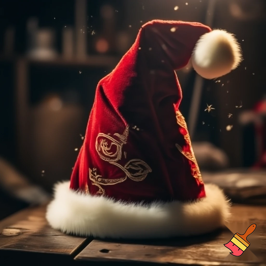 Christmas wizard hat