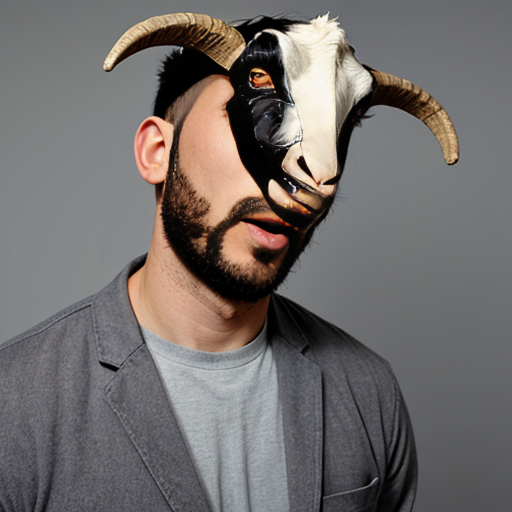 man with goat head