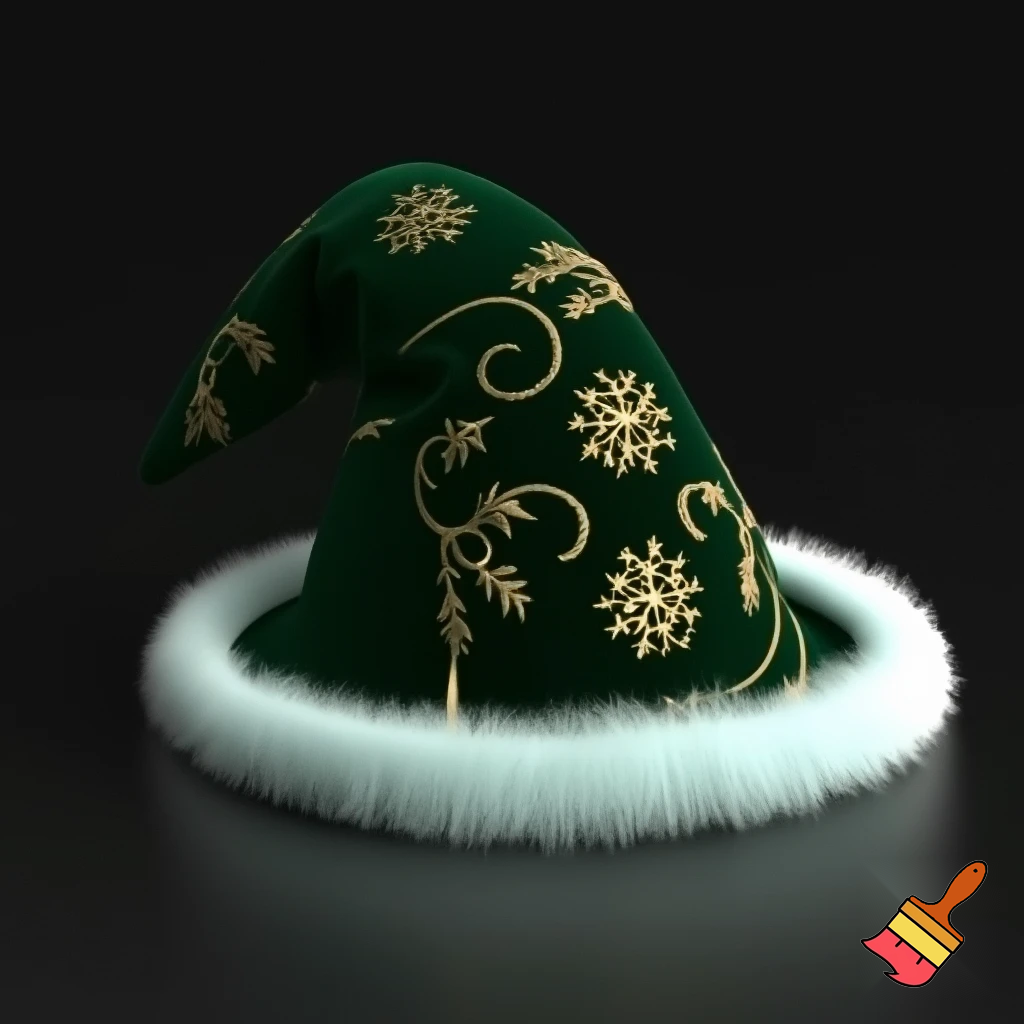 Christmas wizard hat