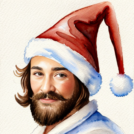 Christmas wizard hat red Santa Claus hat