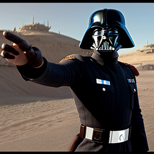 Crée moi un officier impérial de Star wars en tenue de combat
